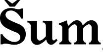 Šum, revija za sodobno umetnost in teorijo - logo
